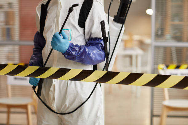 Professional Sewage Cleanup technician working in Greenwood, SC